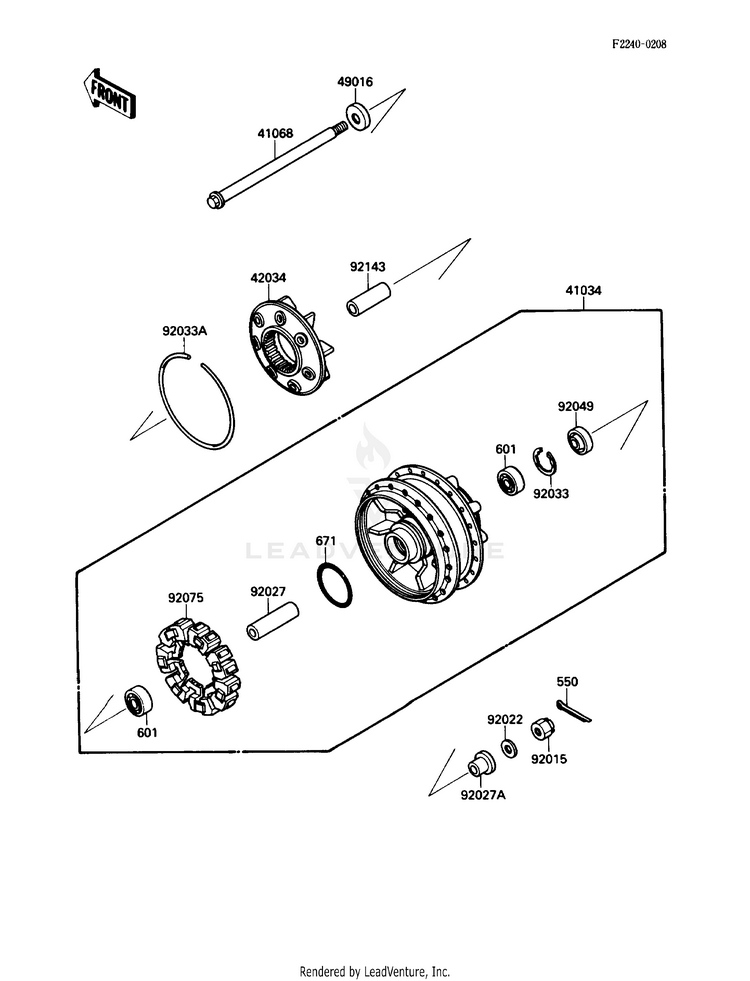Rear Wheel/Chain Schematic