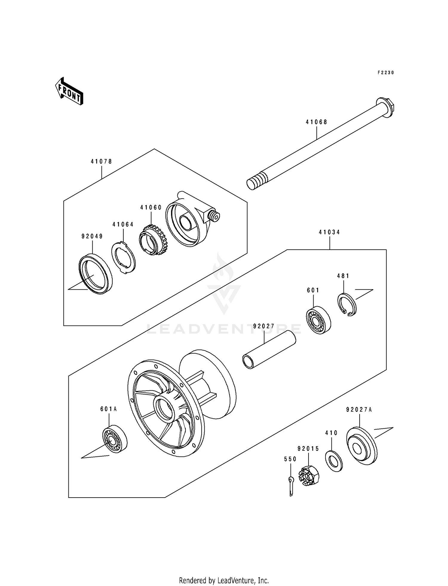 FRONT HUB