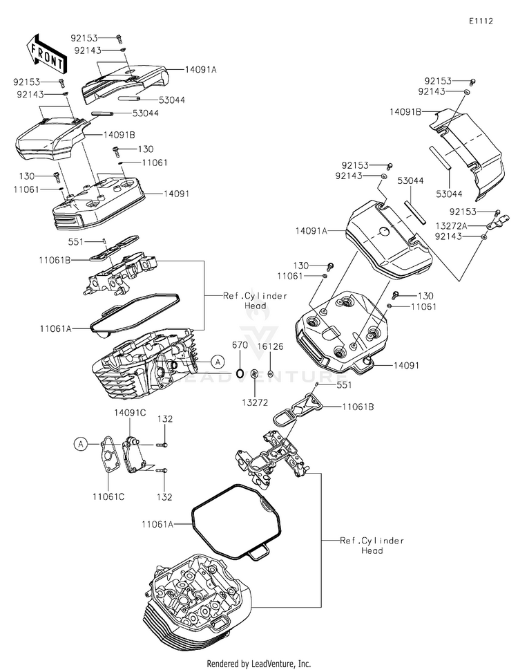 Cylinder Head Cover Schematic