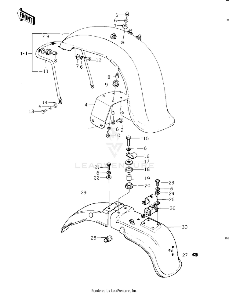 Fenders ('79-'81 C2/C3/C4) Schematic