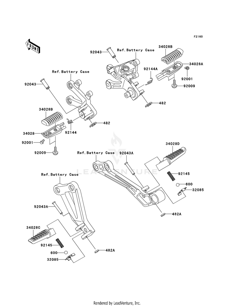 Footrests Schematic