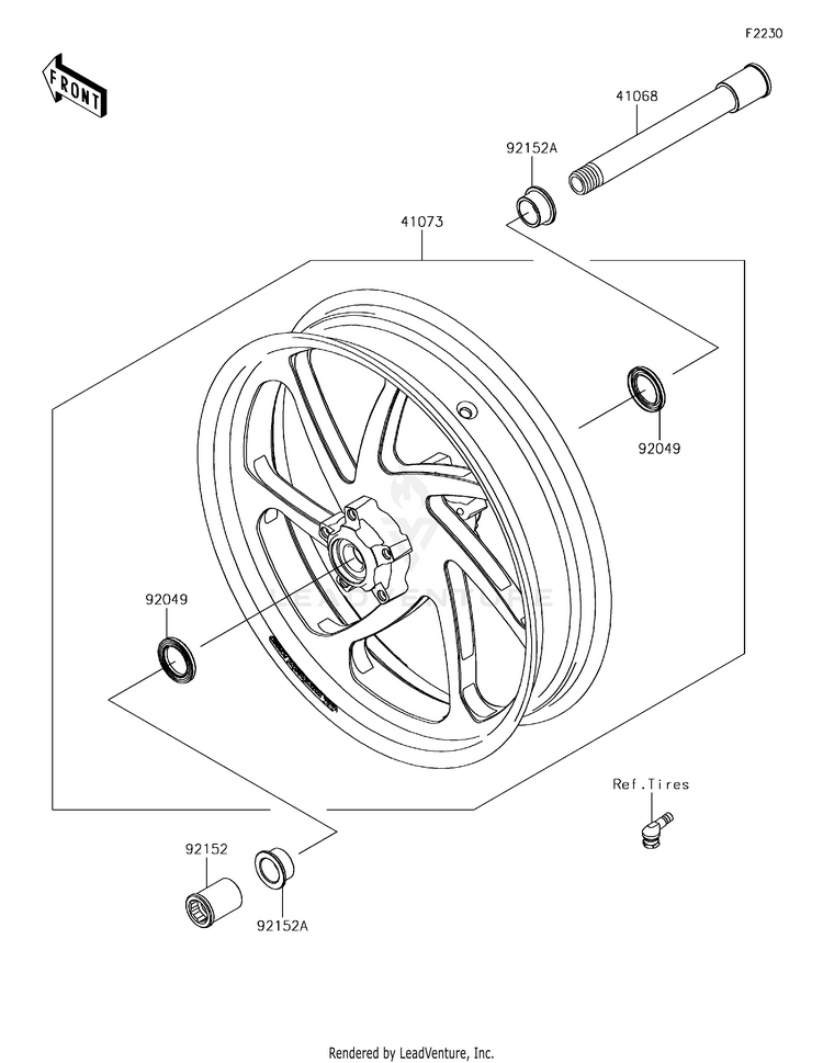 Front Wheel Schematic