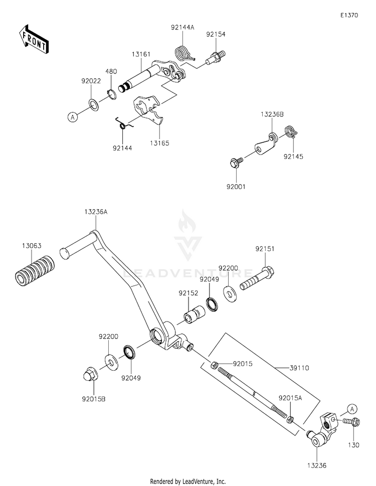 Gear Change Mechanism Schematic