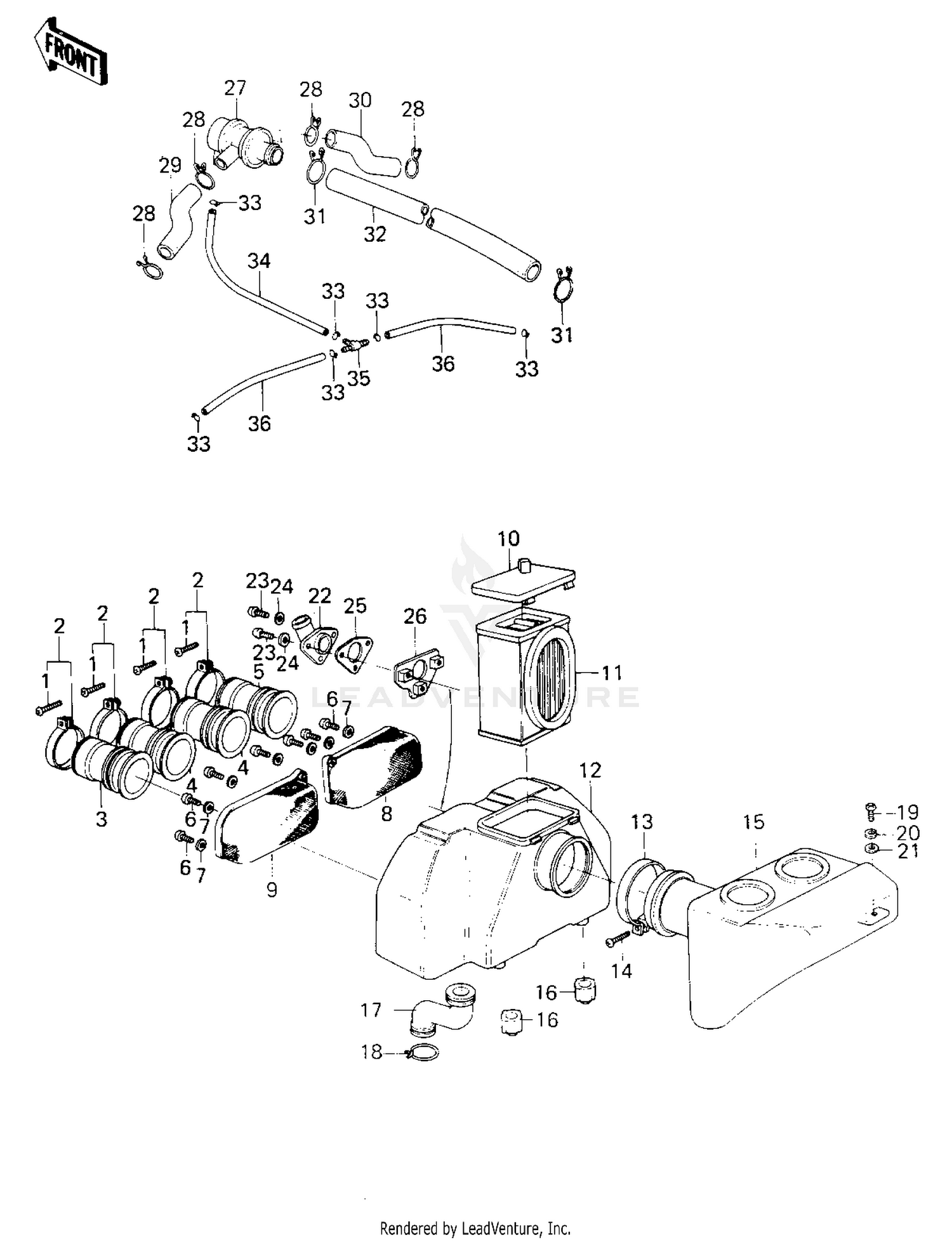 AIR CLEANER ('79-'80 B3/B4)