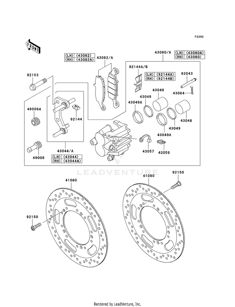 Front Brake Schematic
