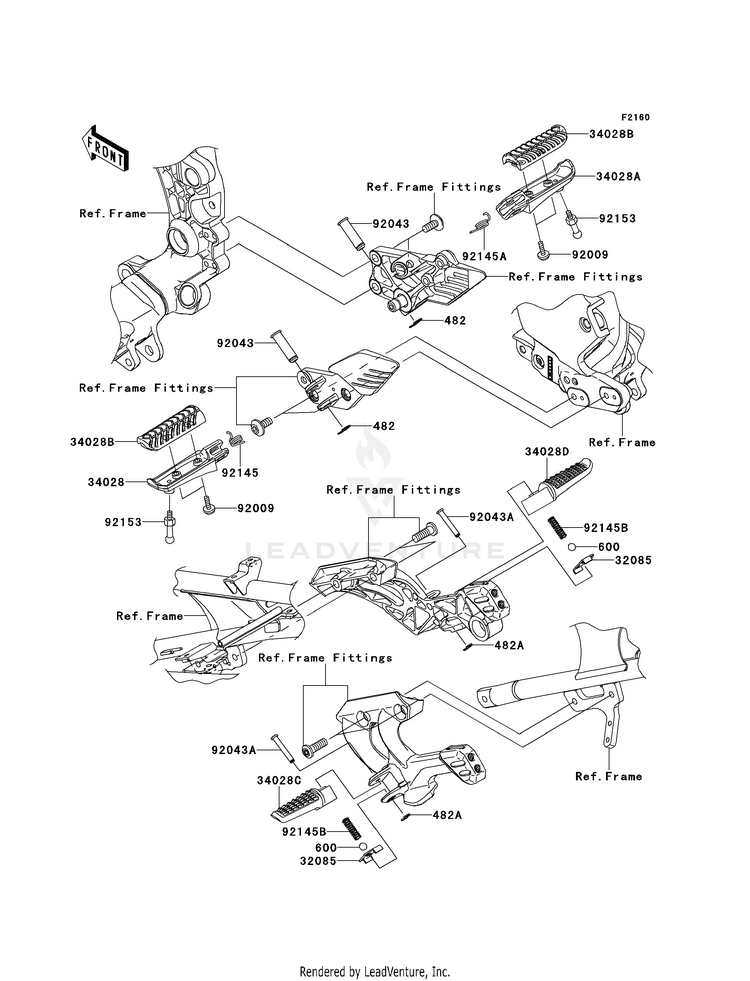Footrests Schematic