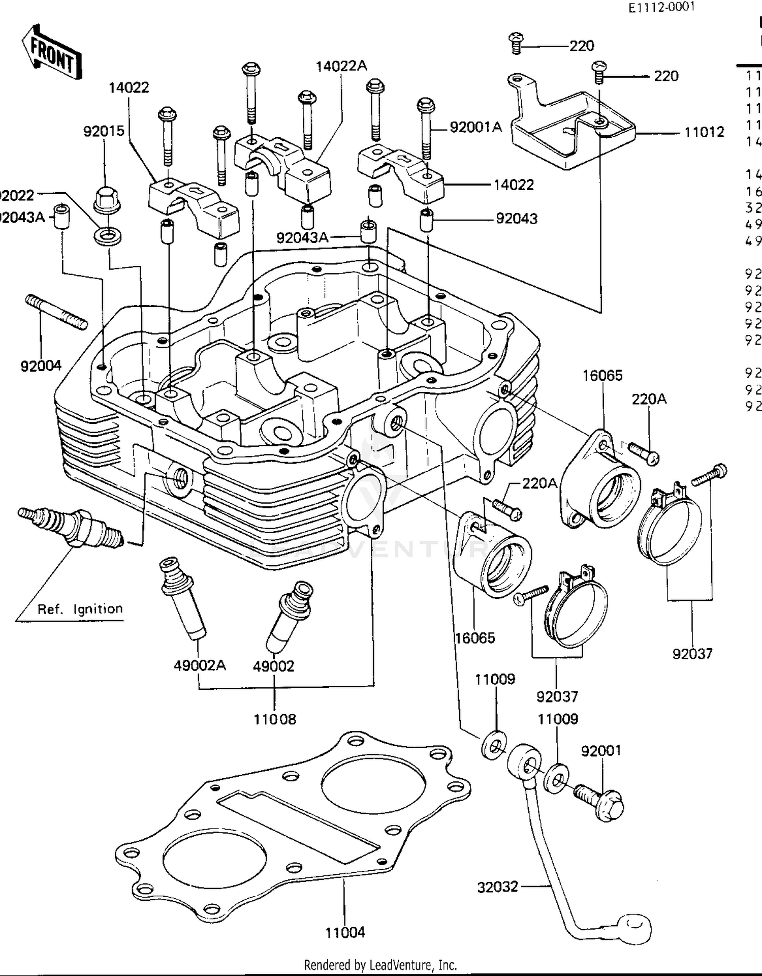 CYLINDER HEAD ('81 B2)