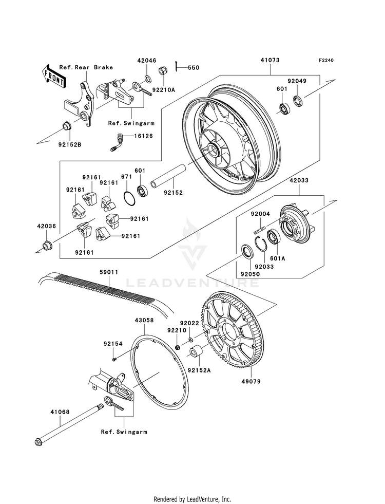 Rear Wheel/Chain Schematic