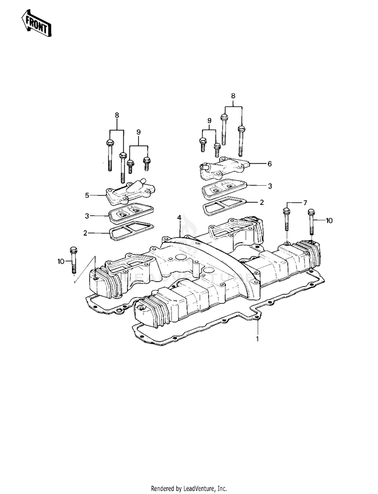 Cylinder Head Cover Schematic
