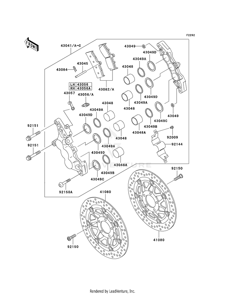 Front Brake Schematic