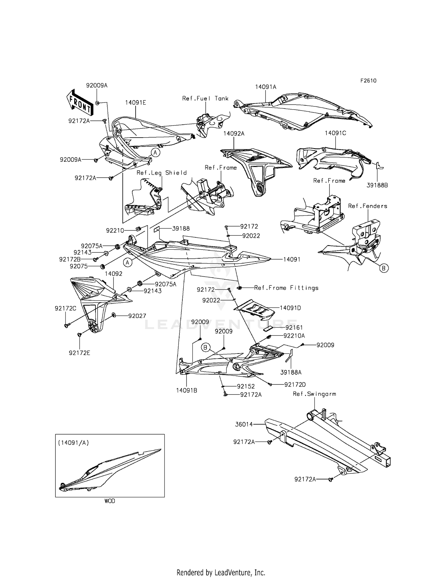 SIDE COVERS/CHAIN COVER
