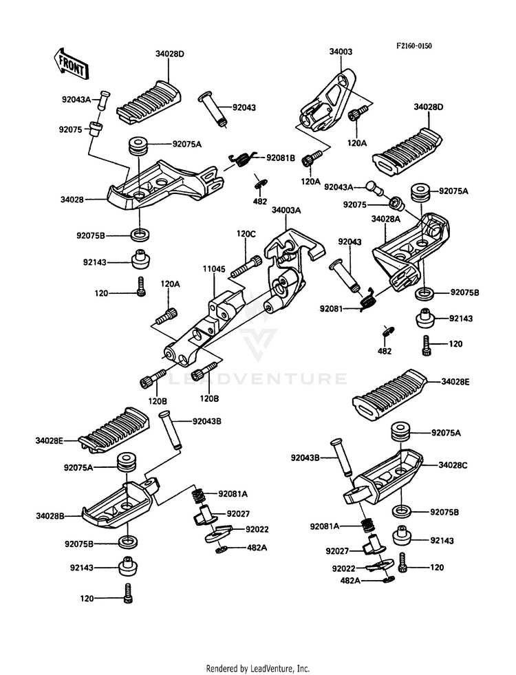 Footrests Schematic