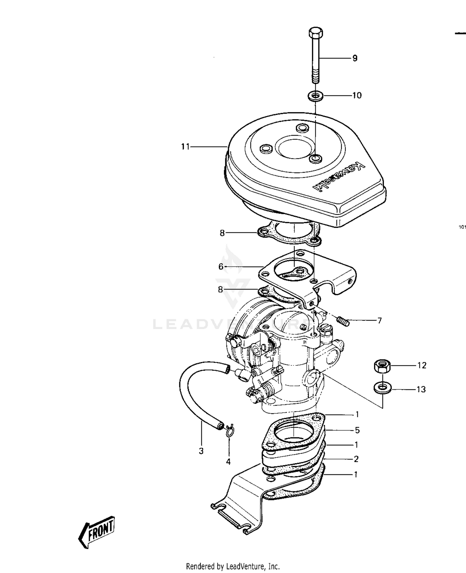 CARBURETOR BRACKETS/FLAME ARRESTER