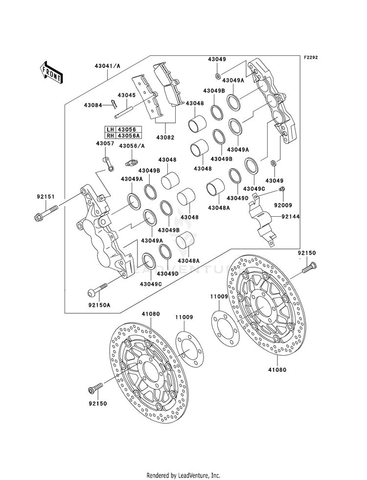 Front Brake Schematic