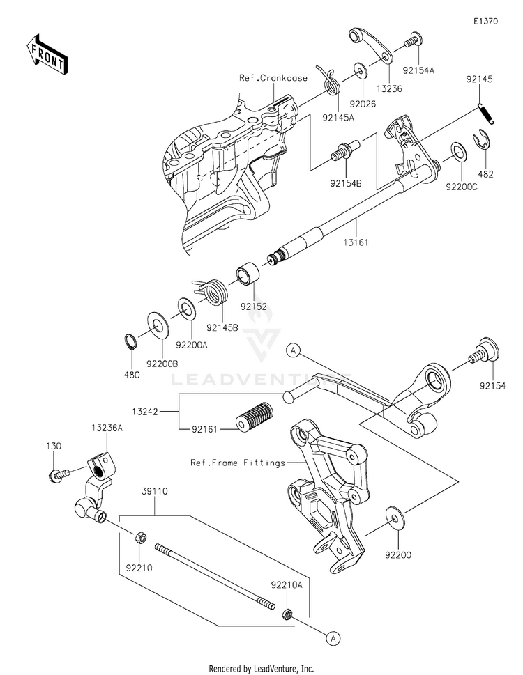 Gear Change Mechanism Schematic