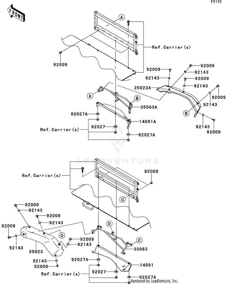 Rear Fender(S) Schematic