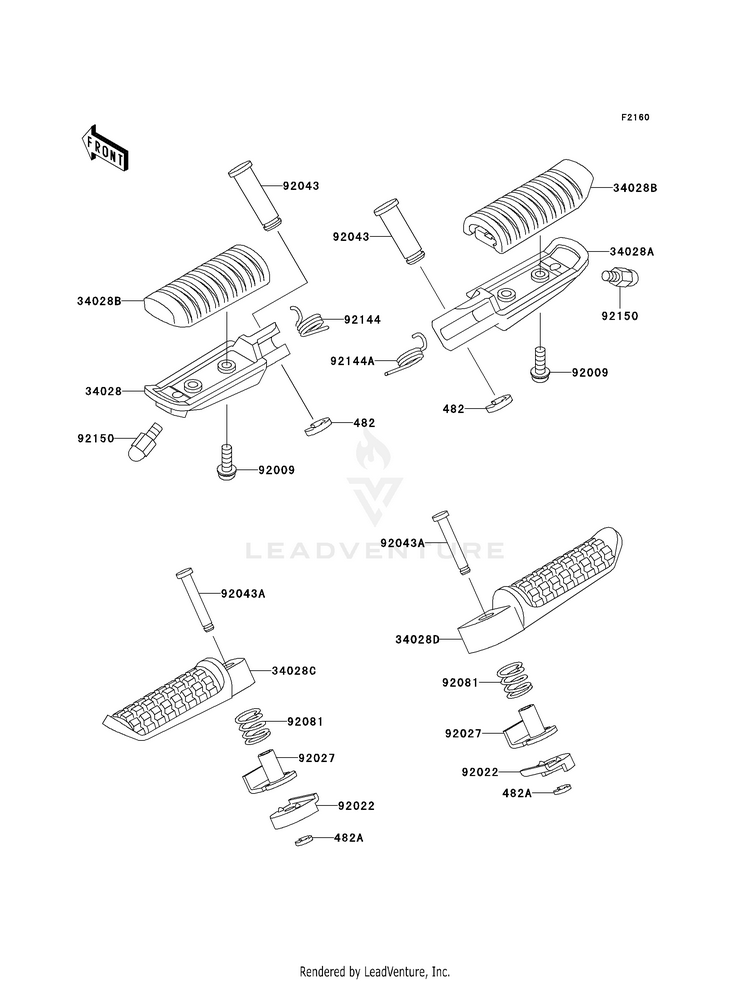 Footrests Schematic