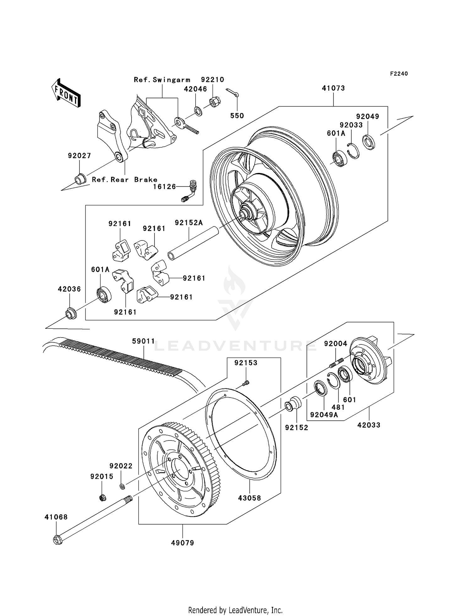 REAR WHEEL/CHAIN