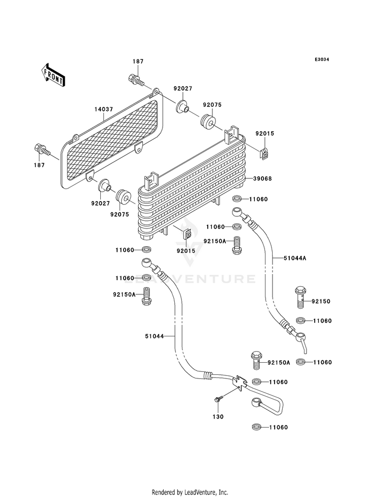 Oil Cooler Schematic