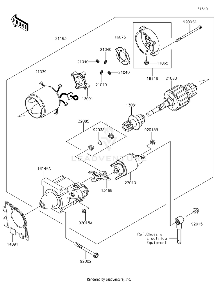 Starter Motor Schematic