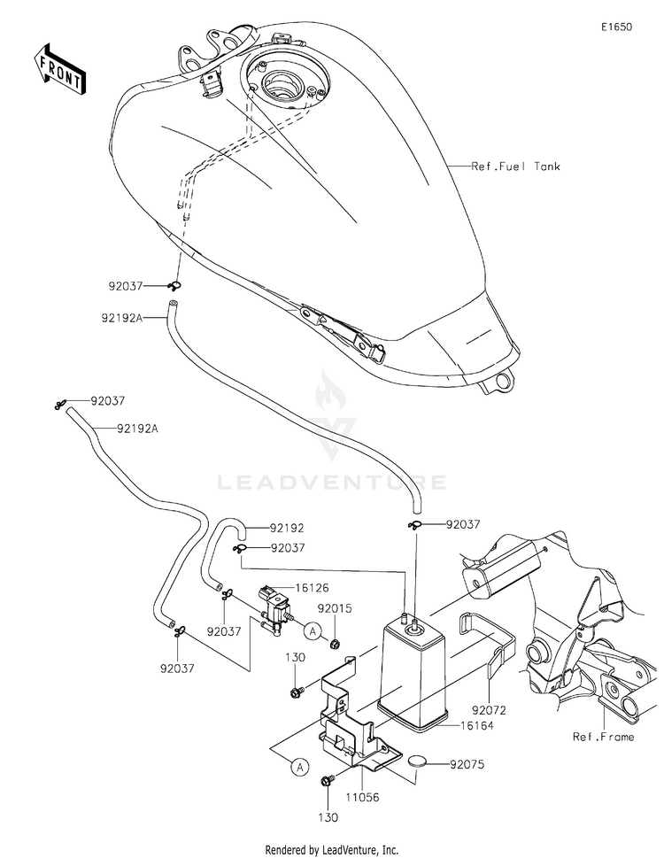 Fuel Evaporative System(Ca) Schematic