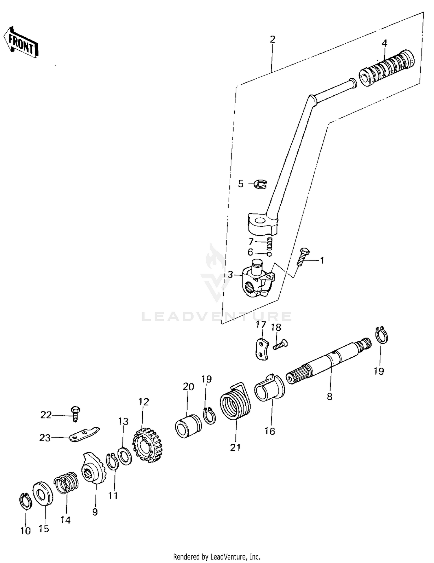 KICKSTARTER MECHANISM