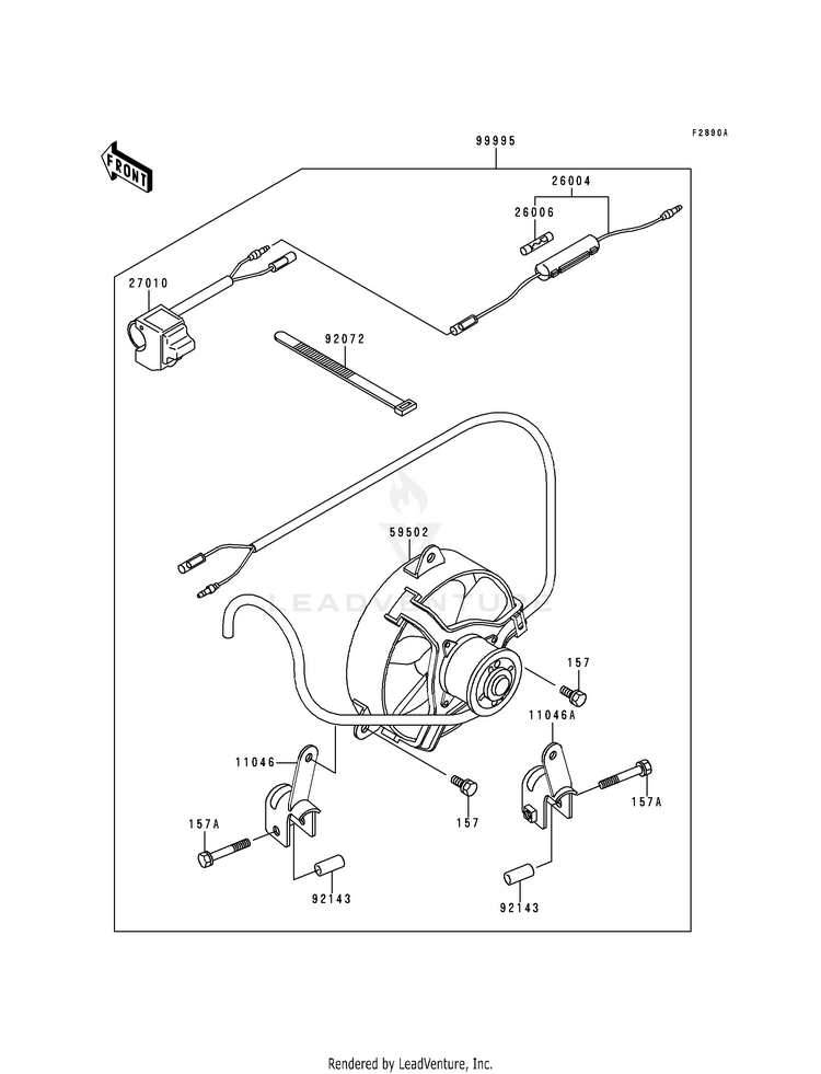 Optional Parts (Cooling Fan) Schematic