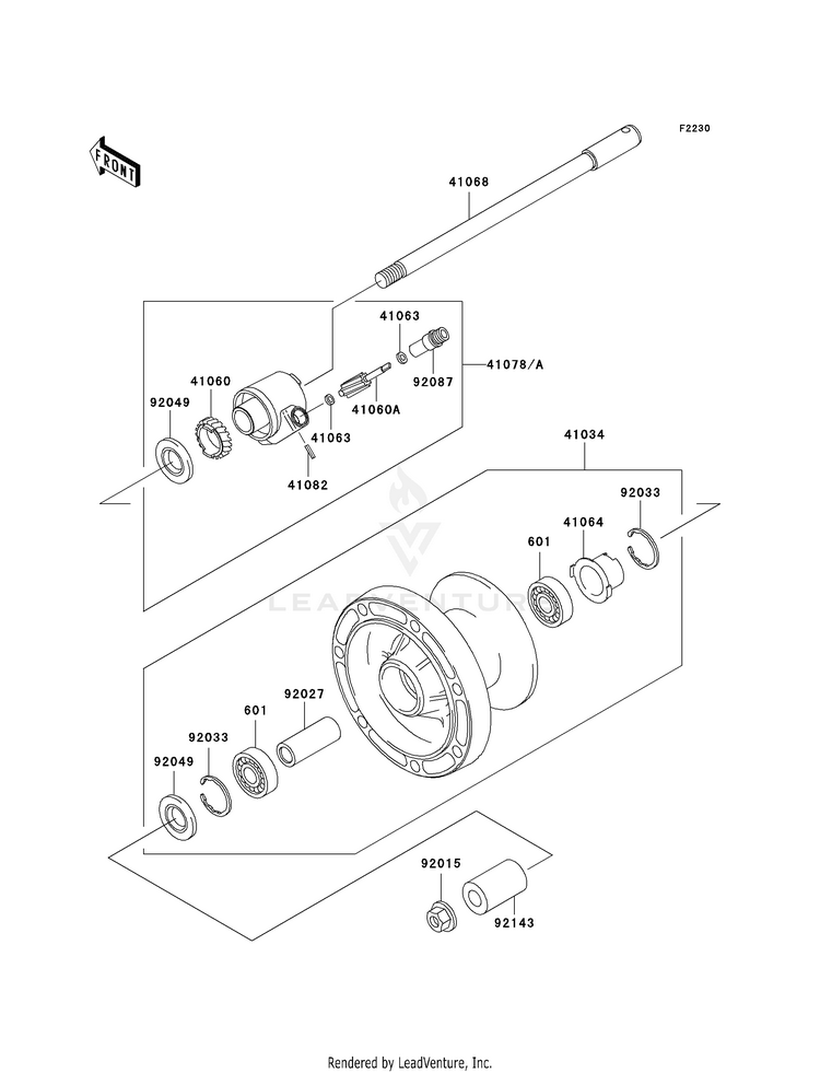 Front Wheel Schematic