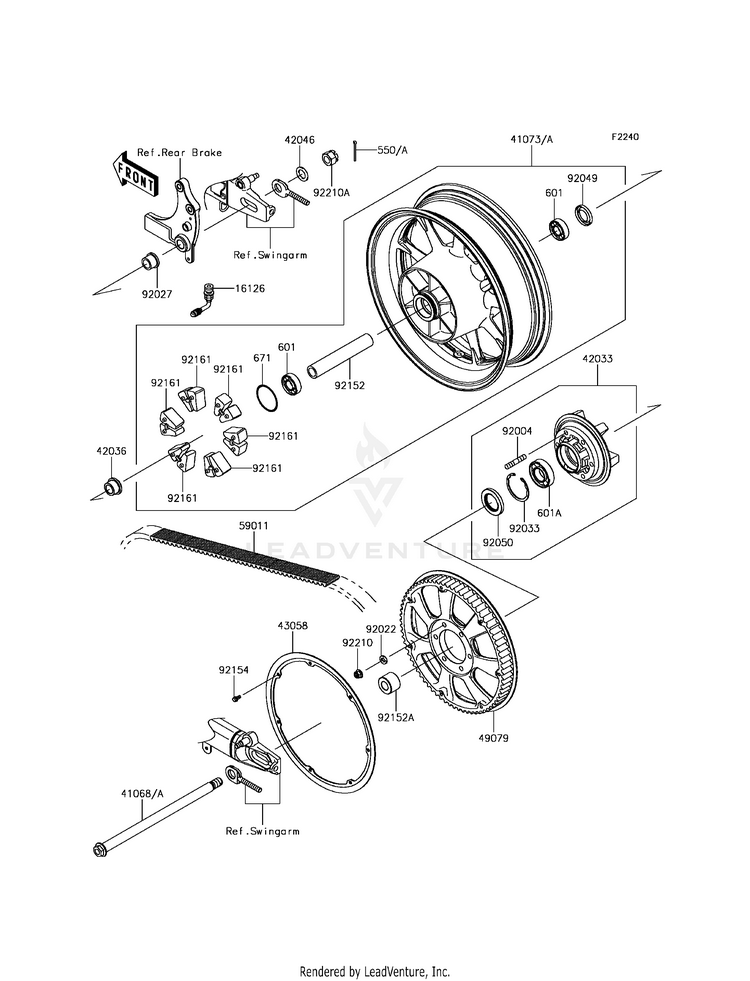 Rear Wheel/Chain Schematic