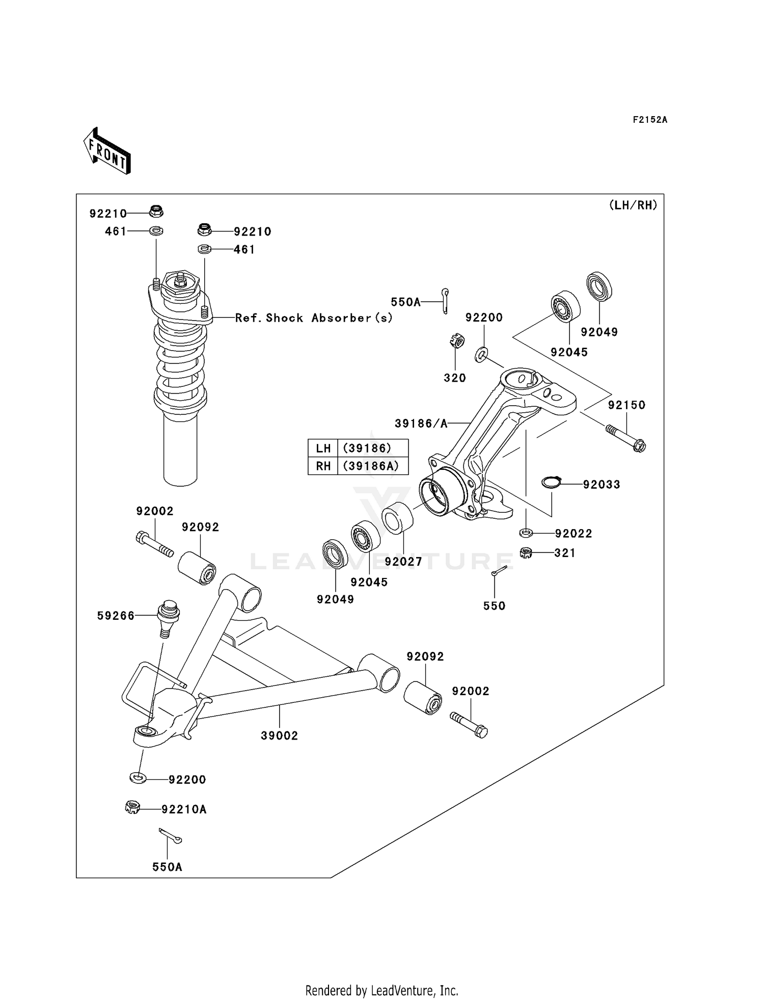 FRONT SUSPENSION (K8F)
