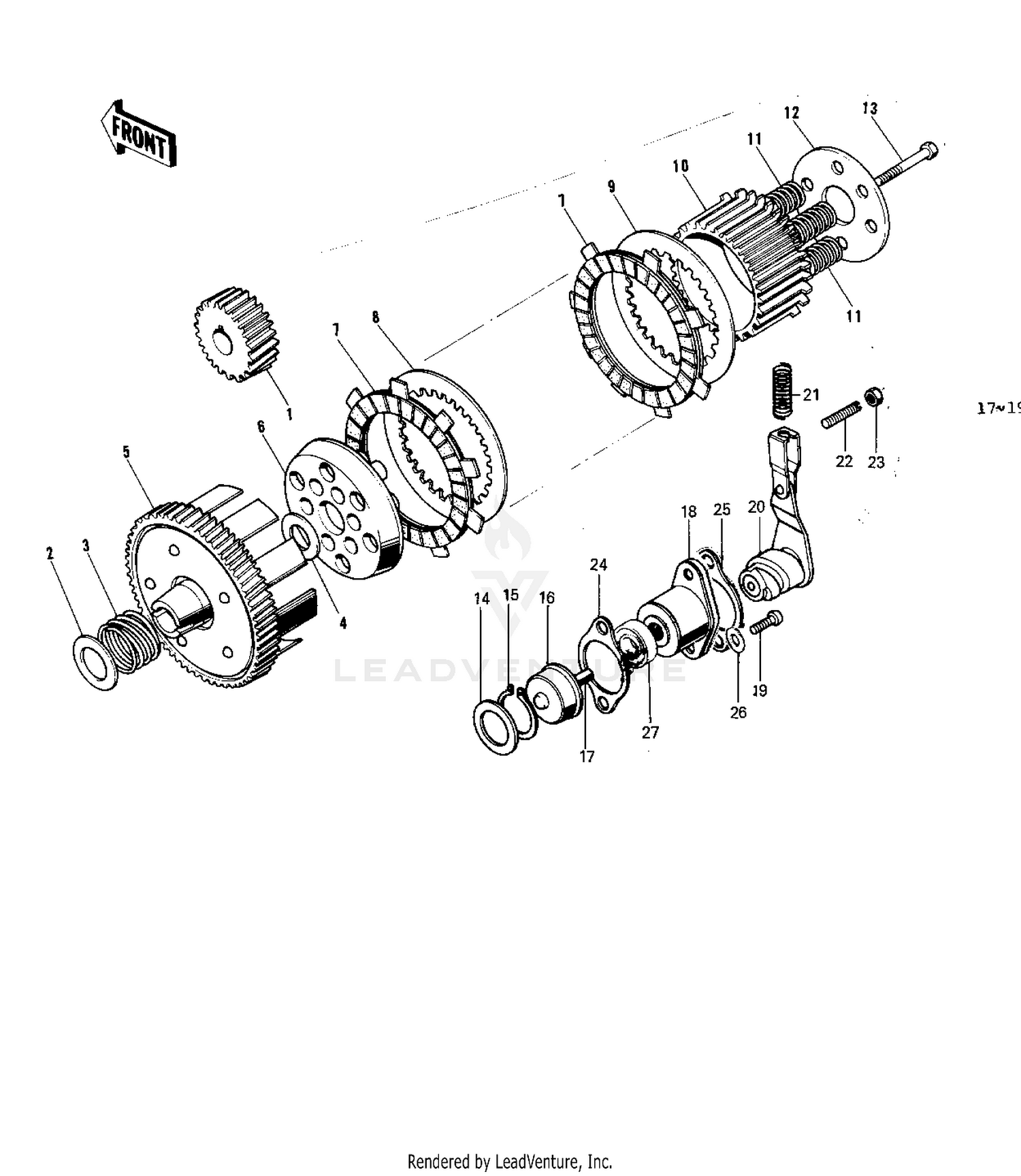 CLUTCH ('74-'75 B/C)