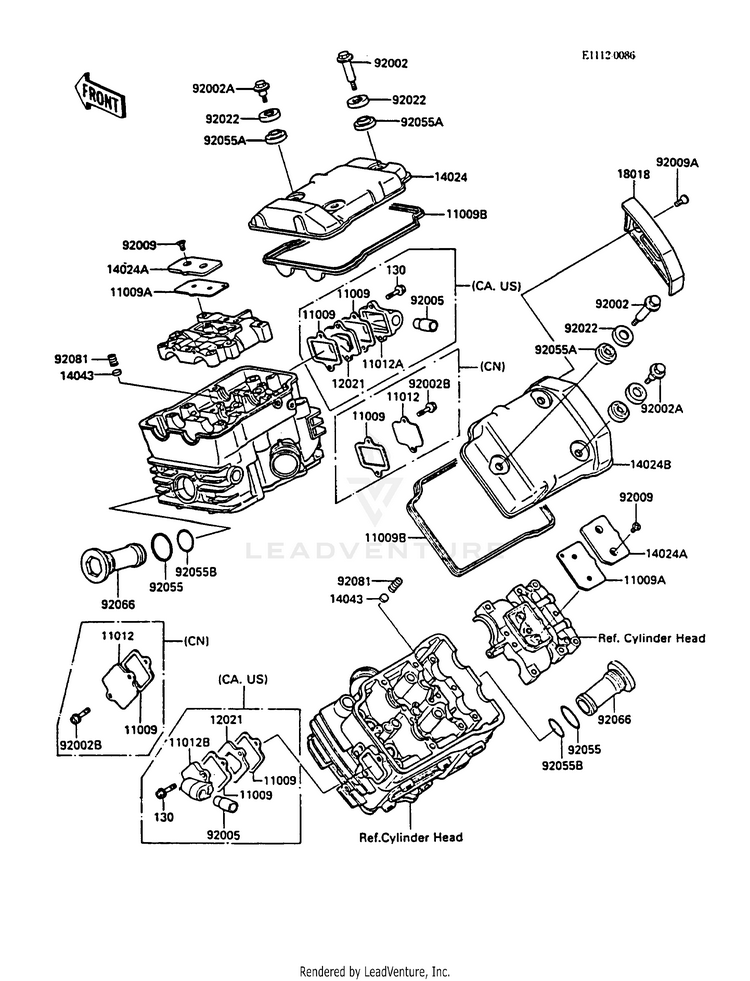 Cylinder Head Cover Schematic