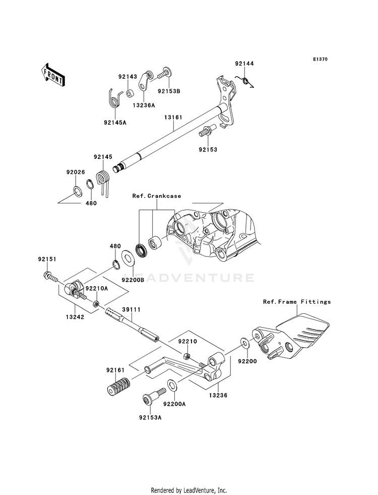Gear Change Mechanism Schematic