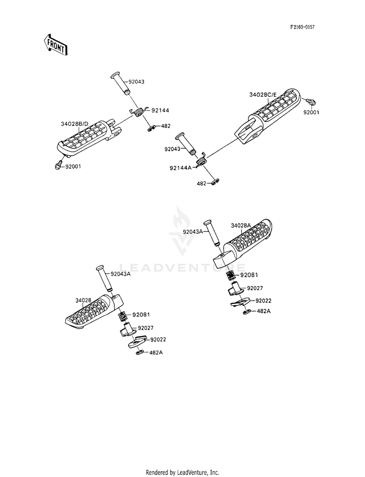 Footrests Schematic