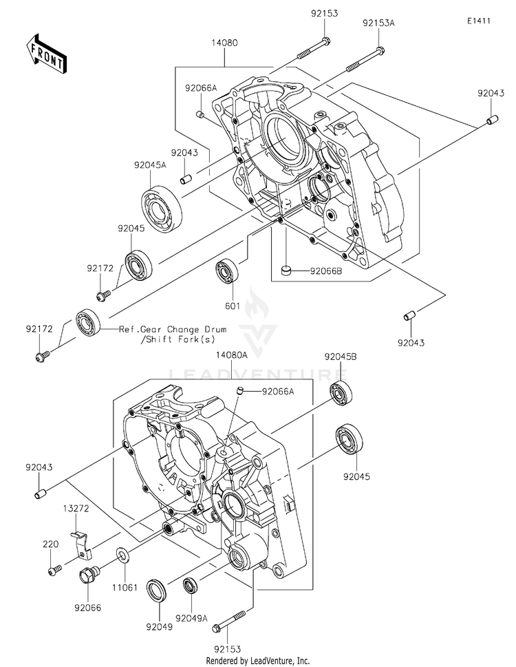Crankcase Schematic
