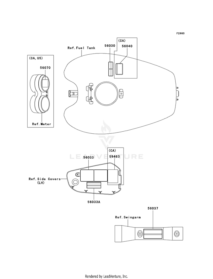 Labels (Vn1500-P1) Schematic
