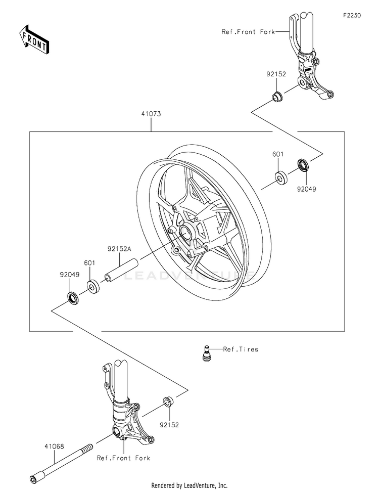 Front Wheel Schematic