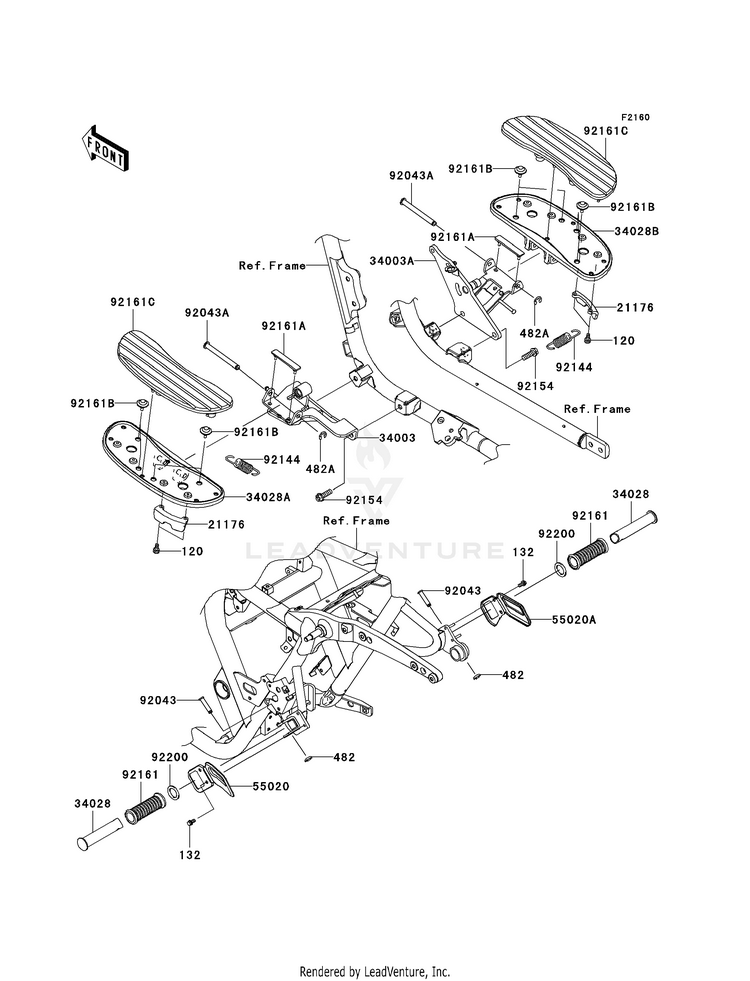 Footrests Schematic
