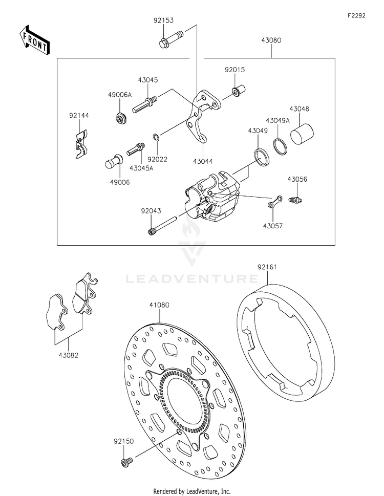 Front Brake Schematic