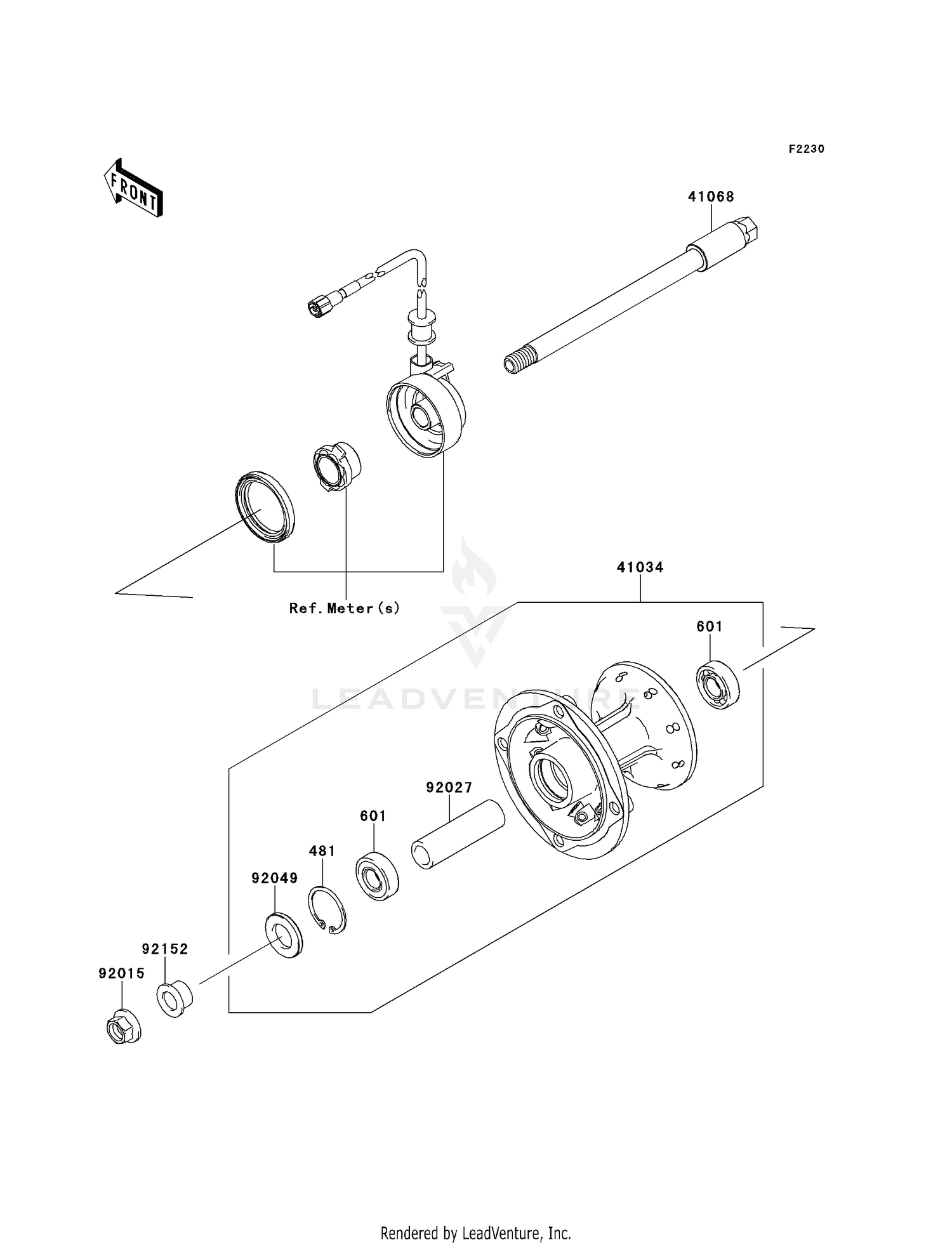 FRONT HUB