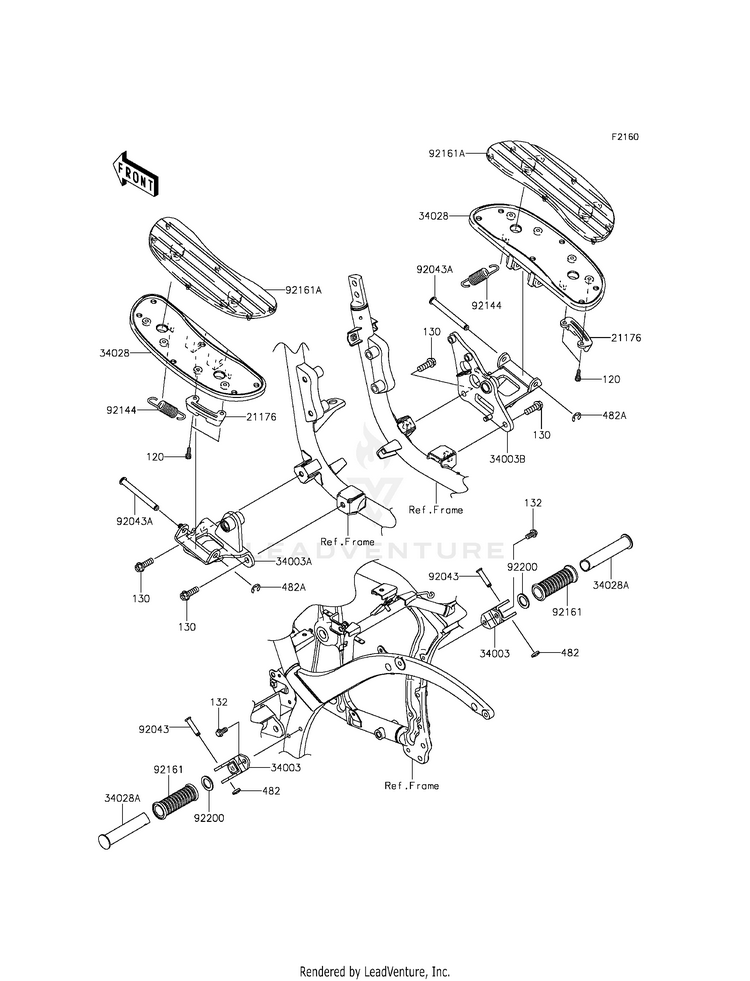 Footrests Schematic