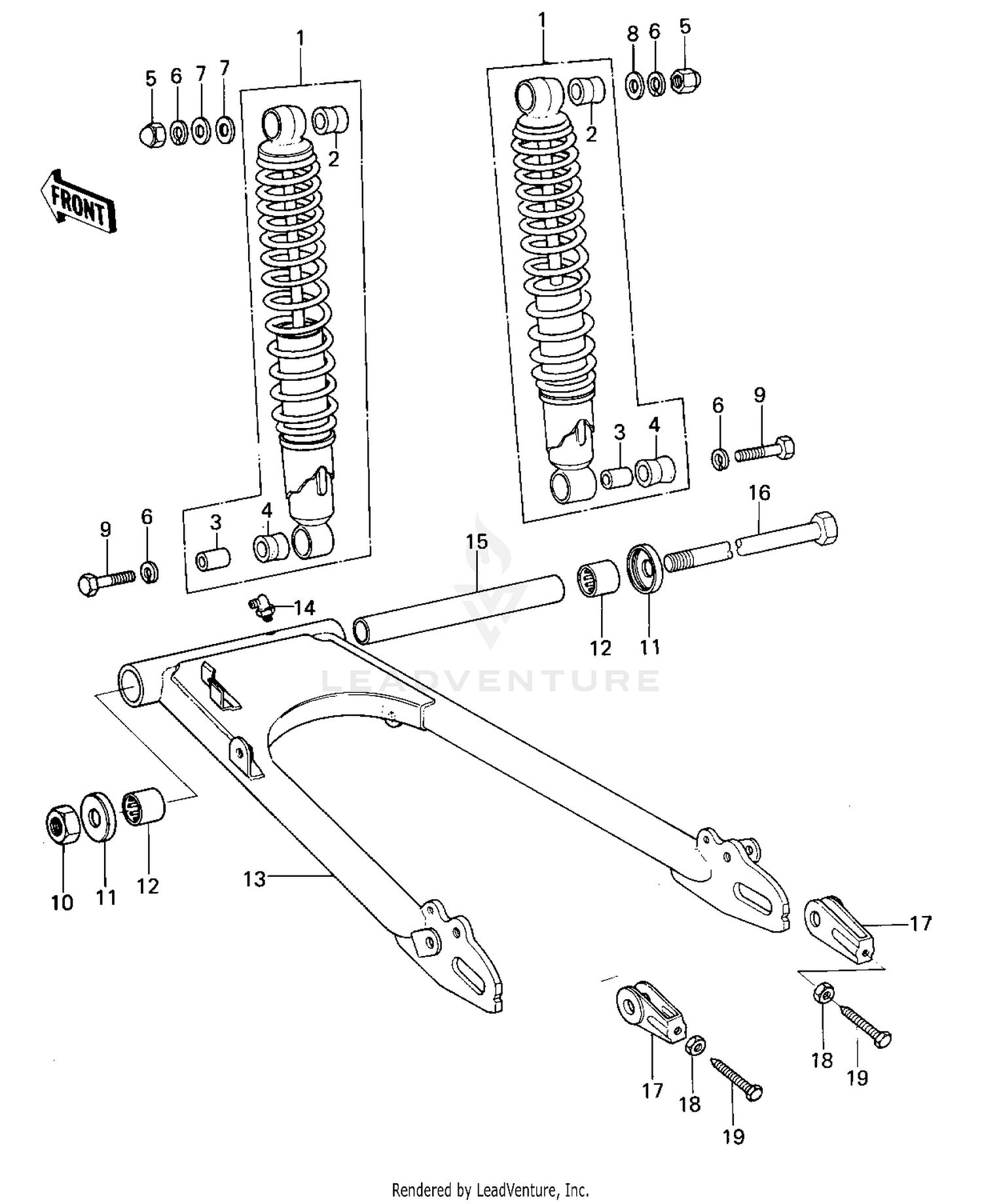 SWING ARM/SHOCK ABSORBERS