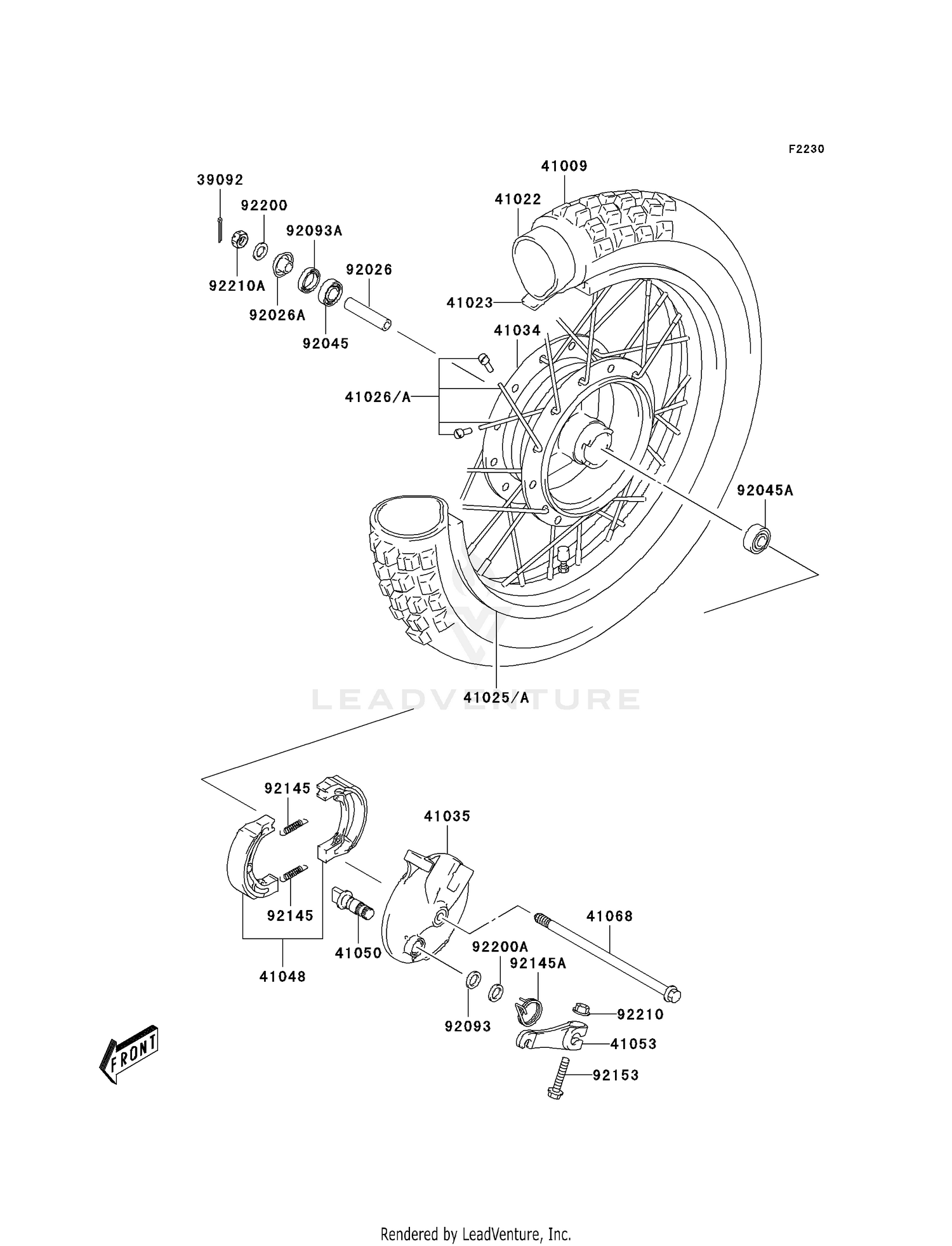 FRONT HUB