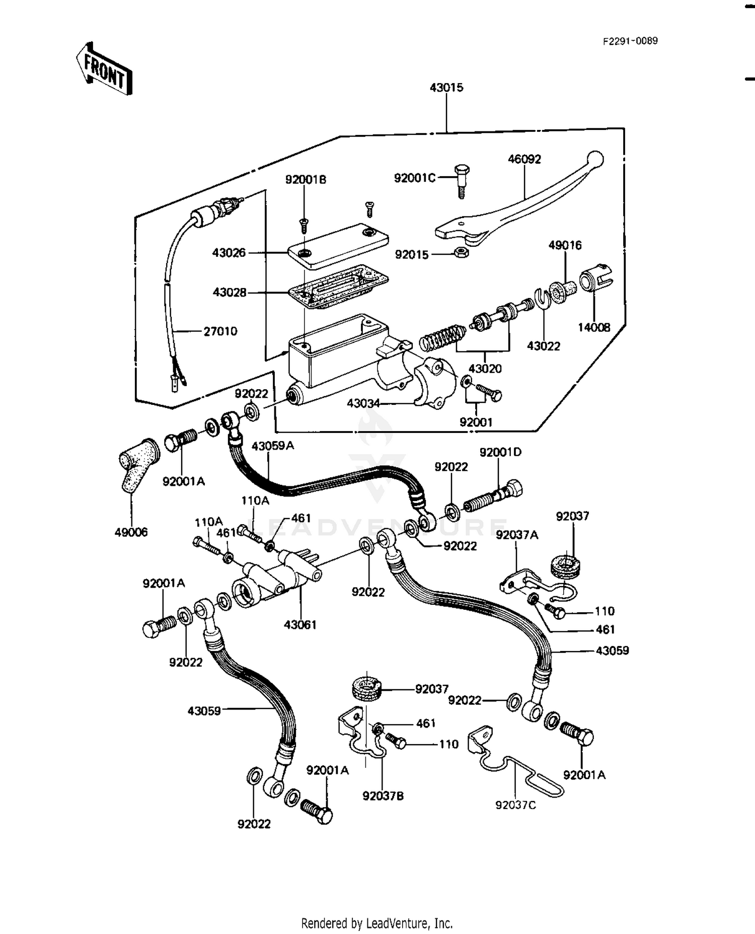 FRONT MASTER CYLINDER