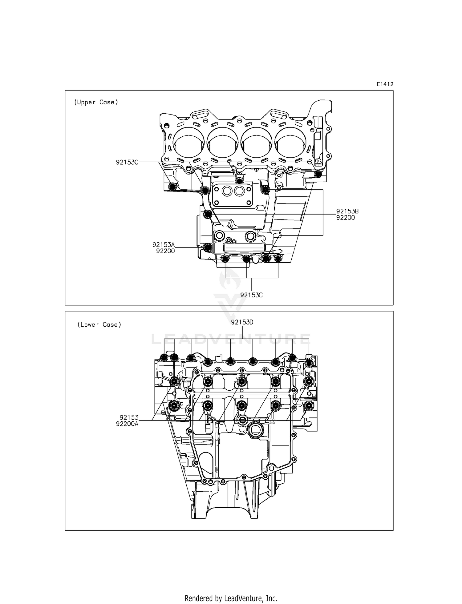 CRANKCASE BOLT PATTERN