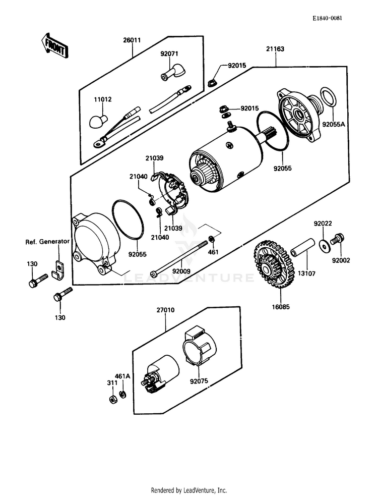 Starter Motor Schematic