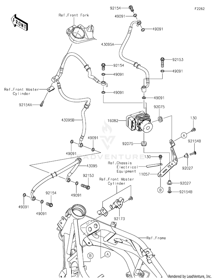 Brake Piping Schematic