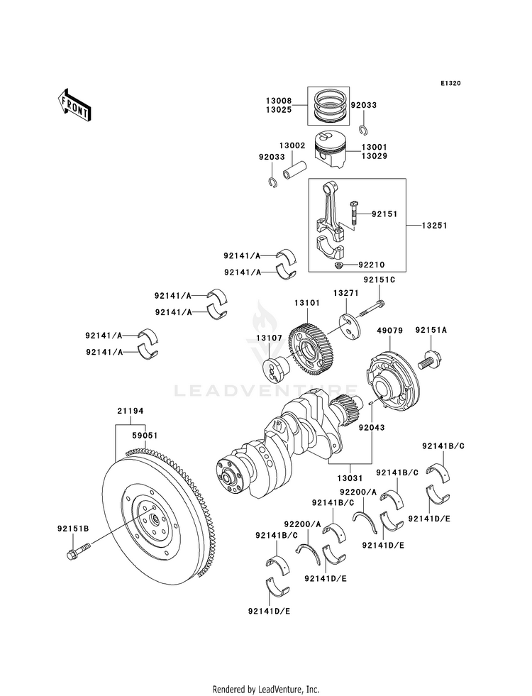Crankshaft/Piston(S) Schematic
