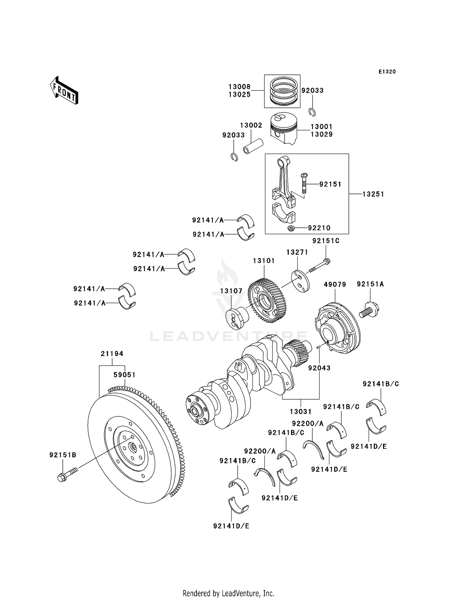 92200-1498 WASHER, THRUST, STD