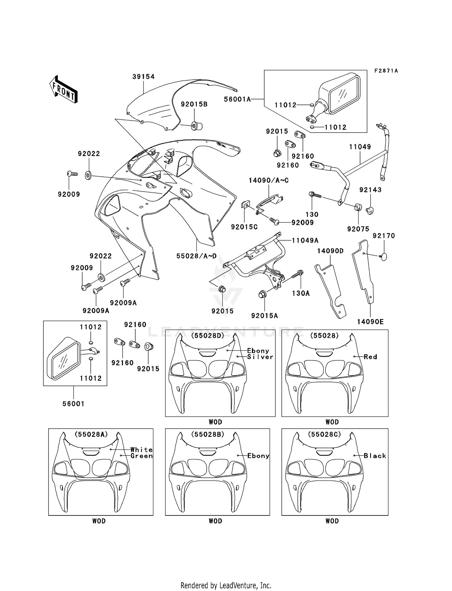 COWLING (ZX750-P2-P4)